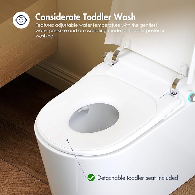 Eridanus Smart Toilet with Bidet Built in, One Piece Bidet Toilet - Image 11