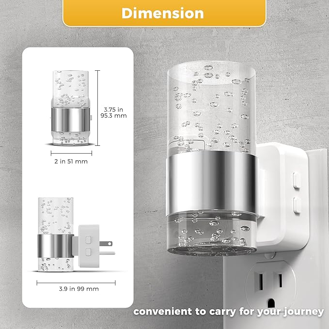 L LOHAS LED Night Lights Plug into Wall, Dimmable Night Light - Image 5