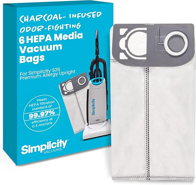 Simplicity Vacuums S26HC-6 HEPA Vacuum Bags - Image 9