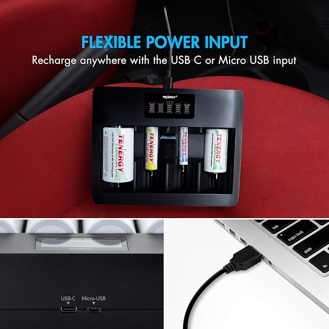 Tenergy TN486U 5-Bay Universal Battery Charger - Image 4