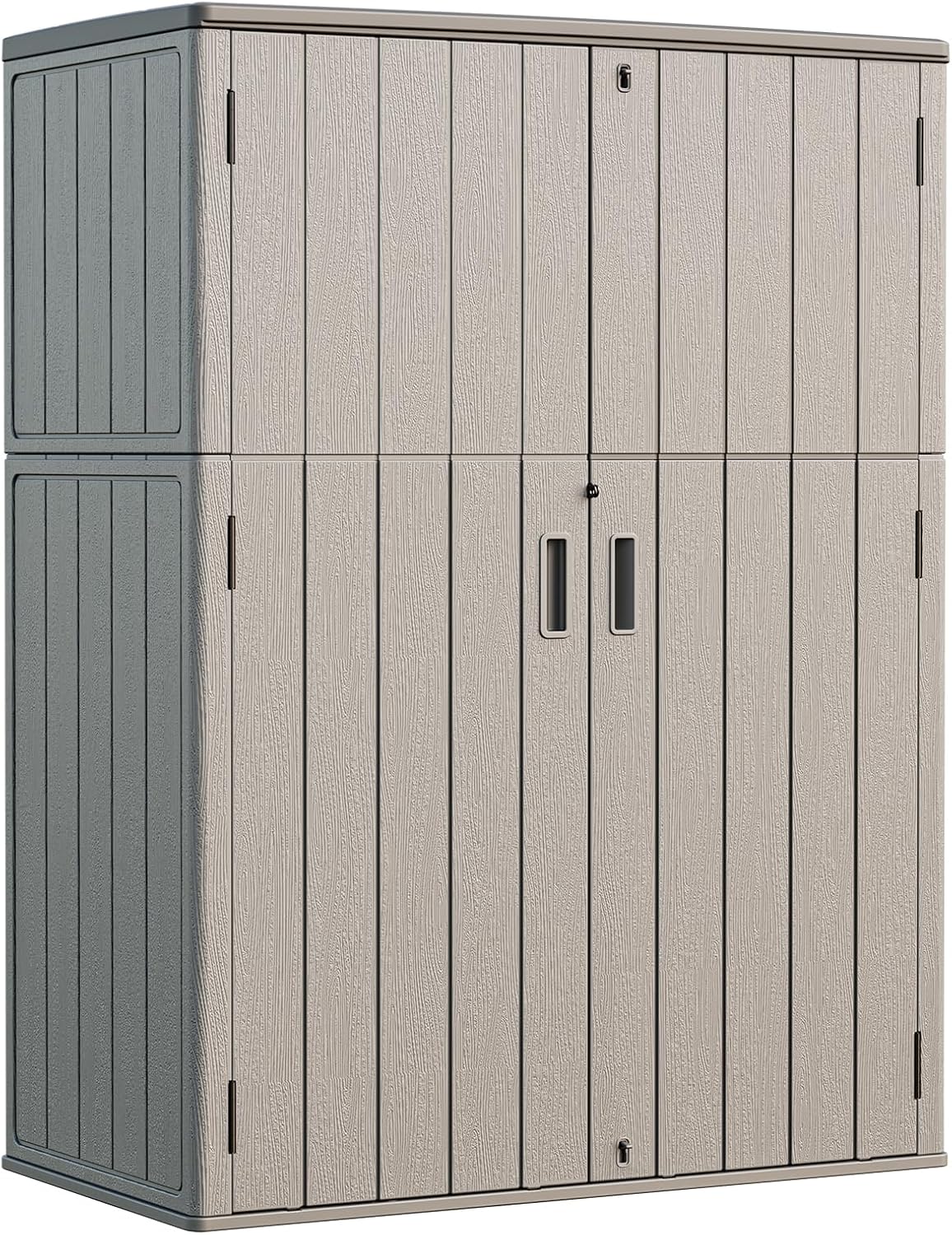 homspark outdoor storage shed 57 cu.ft, all-weather resistant, main product view