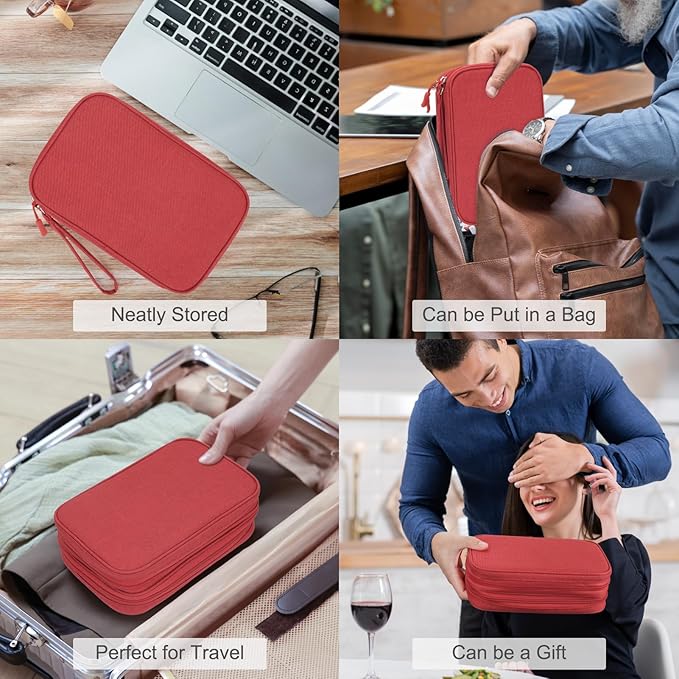 FYY Electronic Organizer, Large Travel Cable Organizer Bag Pouch Electronic - Image 7