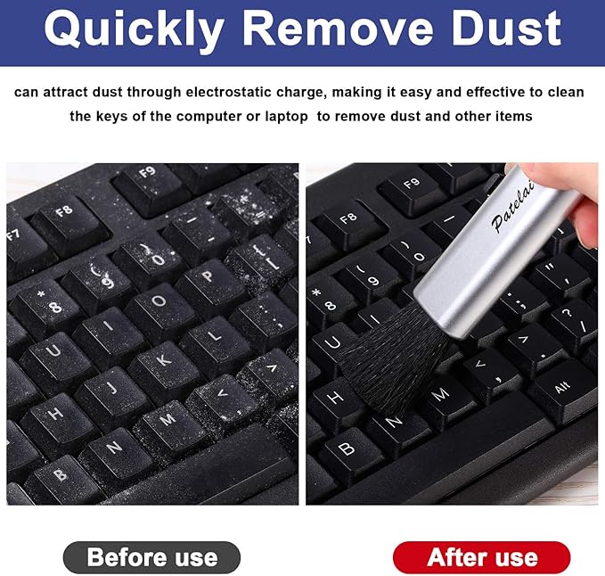 6 Pieces Portable Laptop Cleaning Brush Electronic Cleaning Brush Swipe - Image 4