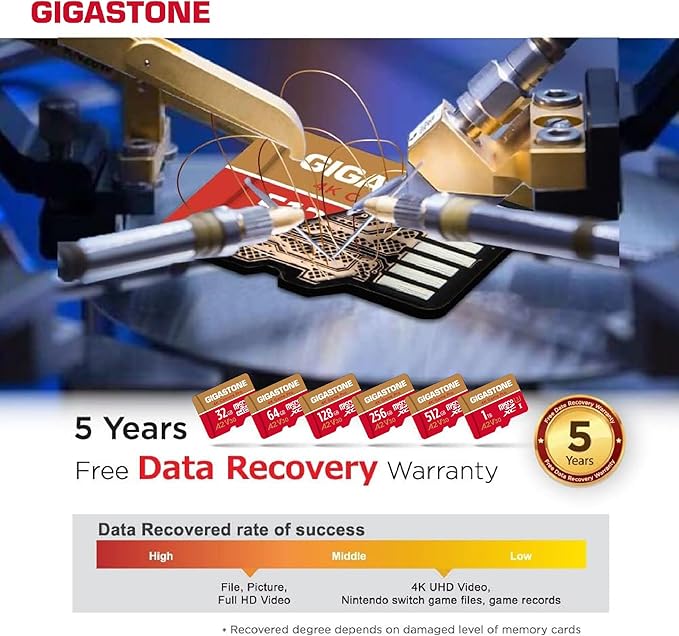 【for Switch 1 Only】 GIGASTONE 1TB Micro SD Card, 4K Game Pro, MicroSDXC Memory - Image 8