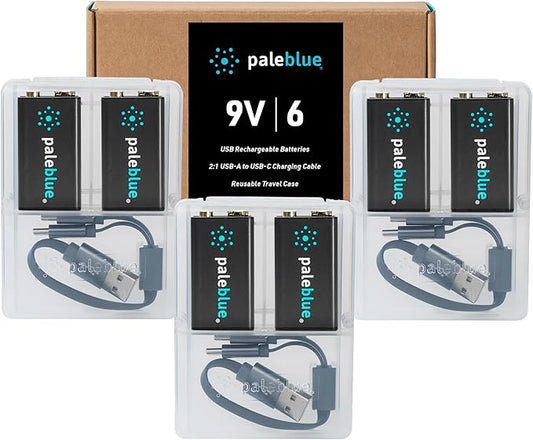 paleblue USB Rechargeable 9V Batteries by paleblue