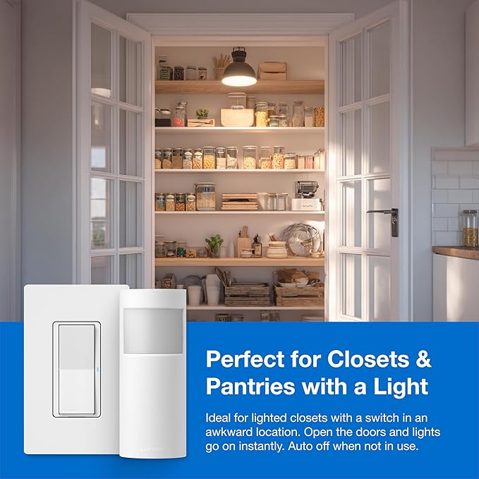 Lutron Wireless Motion Sensor and Claro Light Switch - Image 2