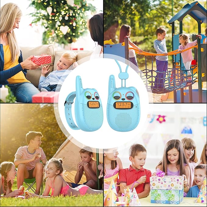 Qniglo Walkie Talkies for Kids Rechargeable 2 Pack, Christmas Birthday Gifts - Image 8