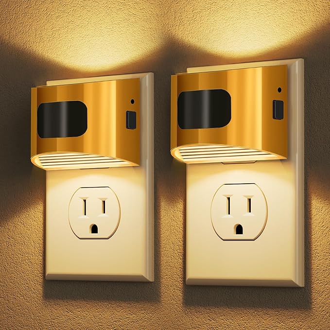 DORESshop LED Night Light, Night Lights Plug into Wall, 3 Mode Plug in Night by DORESshop