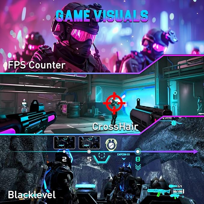 SANSUI Gaming Monitor, 24.5" 300hz 240hz FHD 1080P 1ms FPS PC Monitor Gaming - Image 7
