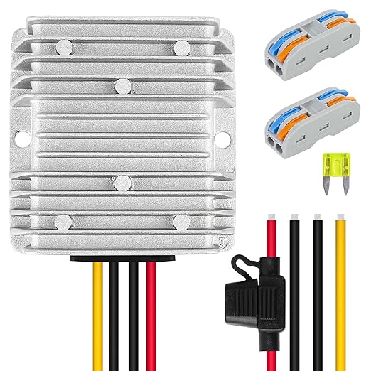 SUPERNIGHT 48V 36V to 12V Voltage Converter 240W 20A Regulator Step Down to 12V by SUPERNIGHT
