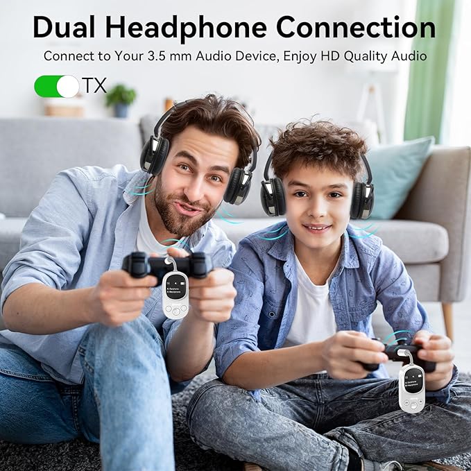 Giecy Airplane Bluetooth 5.3 Transmitter Receiver Adapter, Supports 2 AirPods - Image 8