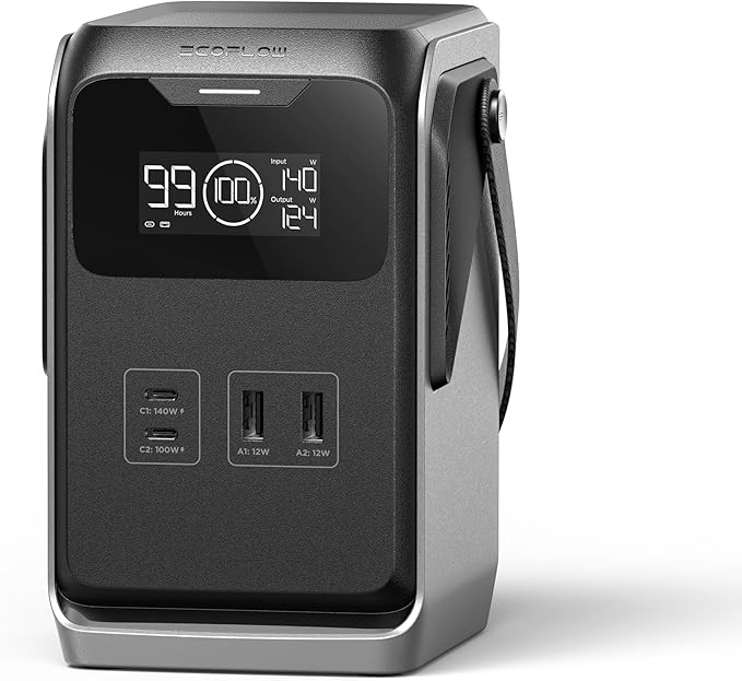 EF ECOFLOW TRAIL 200 DC Portable Power Station, 192Wh LiFePO4 Battery, Solar by EFECOFLOW