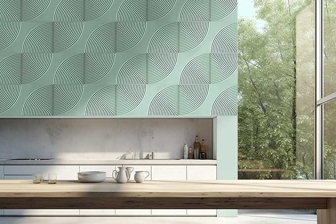 From Plain To Beautiful In Hours 9002 Arc Swell PVC 12 in x 12 in Peel and - Image 10