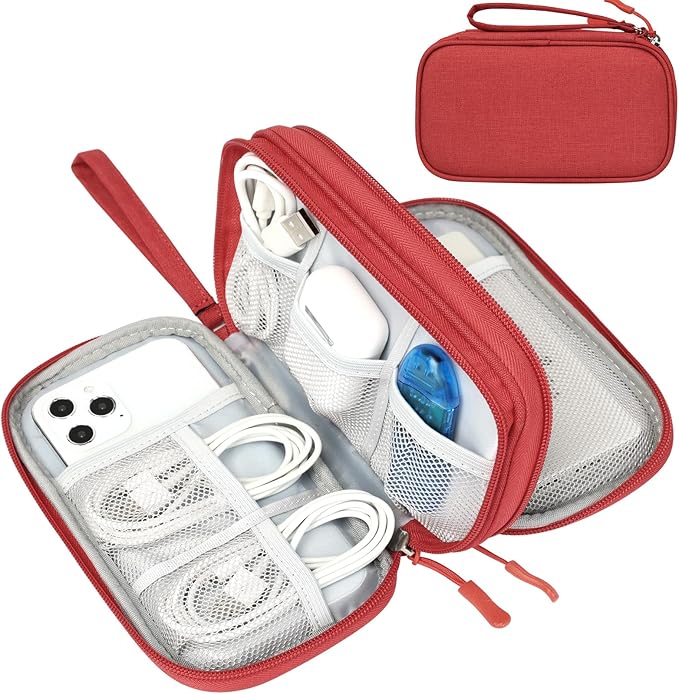 FYY Travel Cable Organizer Pouch Electronic Accessories Carry Case Portable by FYY