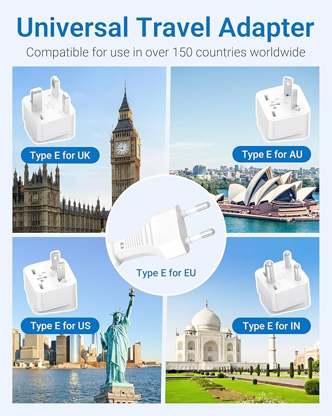 BESTEK Universal Travel Adapter 100-220V to 110V Voltage Converter 250W - Image 7