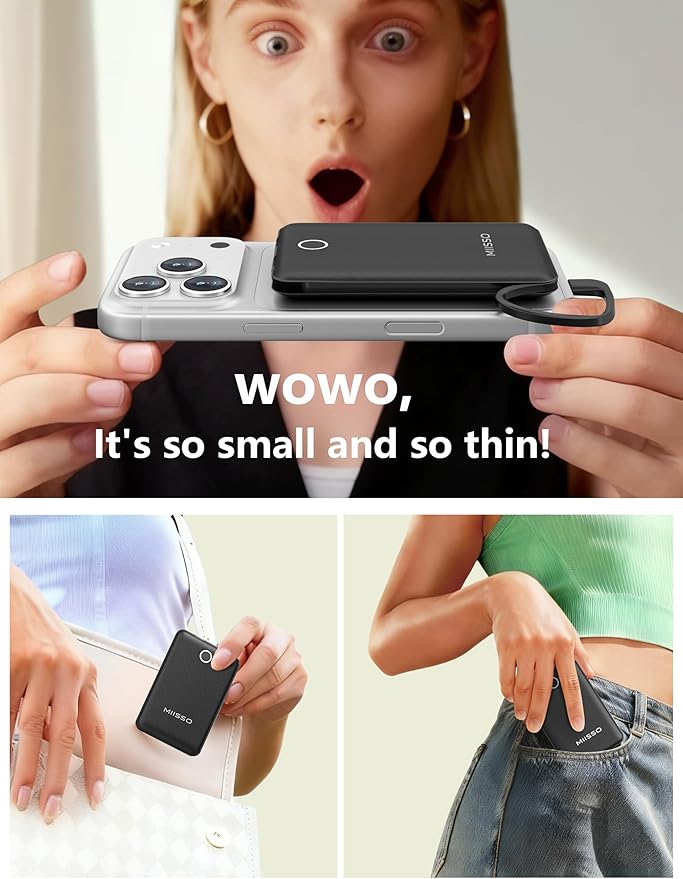 miisso 10000mAh Mini Portable Charger - Image 4