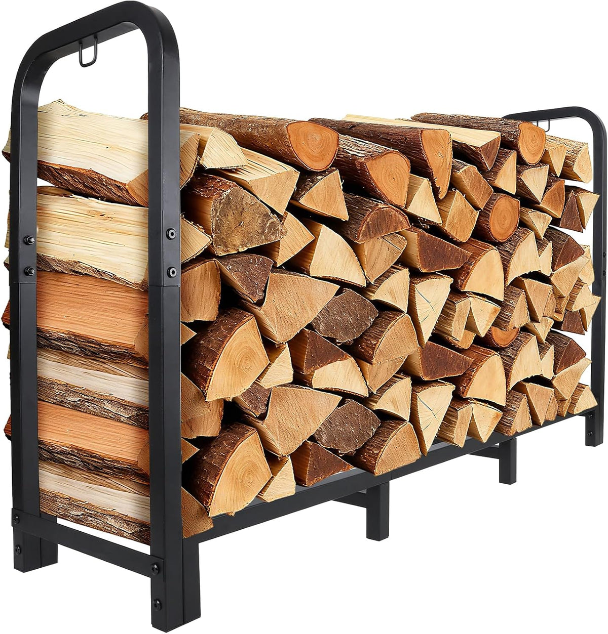 4ft firewood rack outdoor, holds 1543 lbs with, main product view