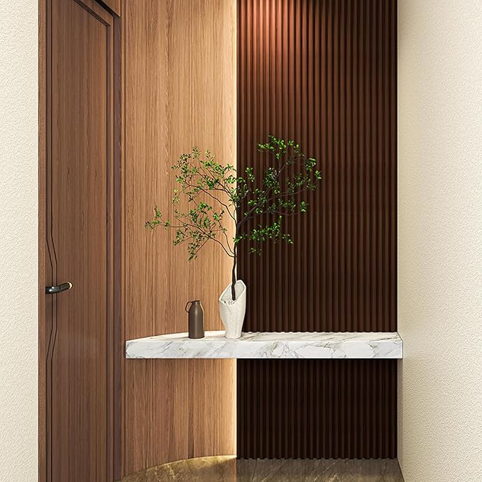 Art3d Fluted Wood Panel for Wall and Ceiling, Beaded Accent molding for Home - Image 3