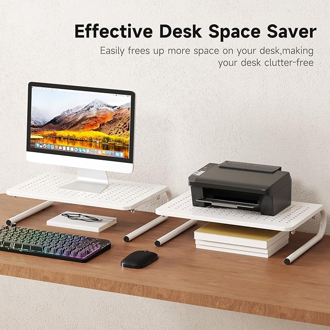 suptek Monitor Stand Riser for Computer, Notebook and All Flat Screen Display - Image 7