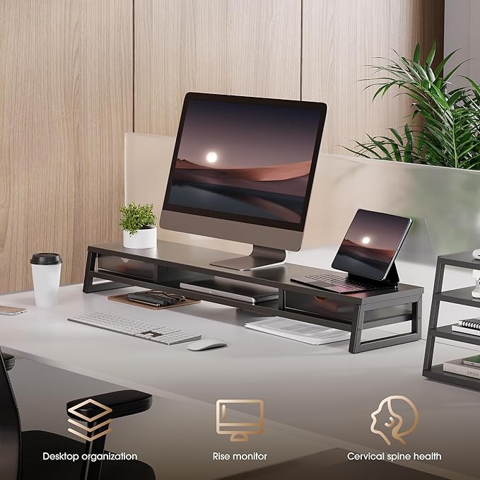 Fenge Dual Monitor Stand, Monitor Riser - Image 7