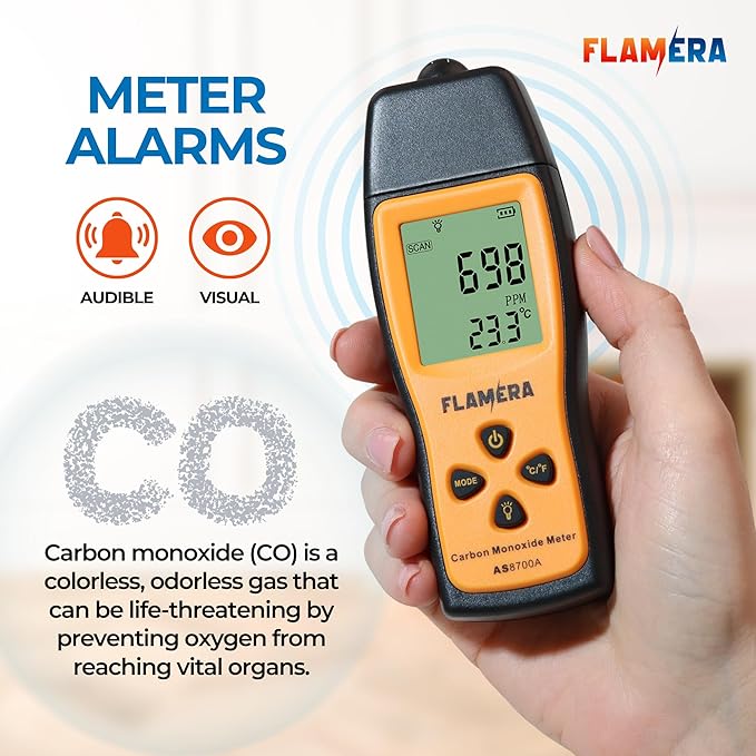 Carbon Monoxide Detector – UL 2034 Certified, Easy-to-Read LCD Display - Image 2