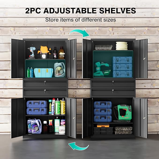 SISESOL Metal Storage Cabinet - Image 5