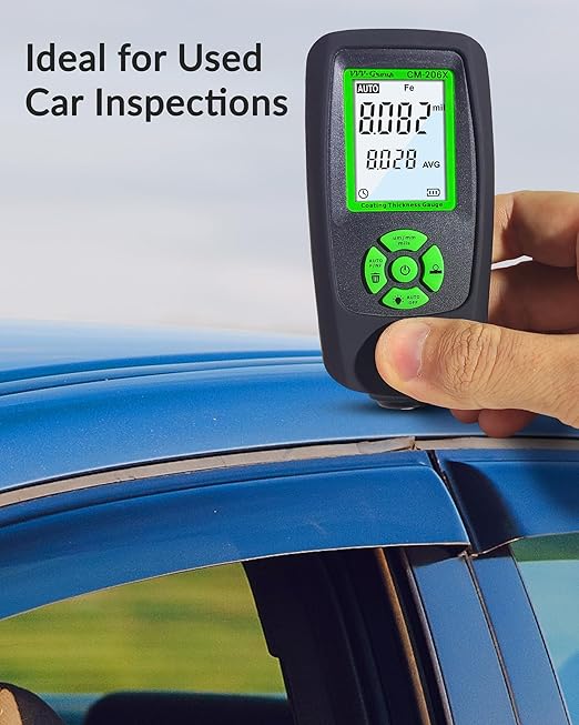 VVV-Group Paint Thickness Gauge CM-206X | Coating Thickness Meter Fe/Al/Zn | - Image 7