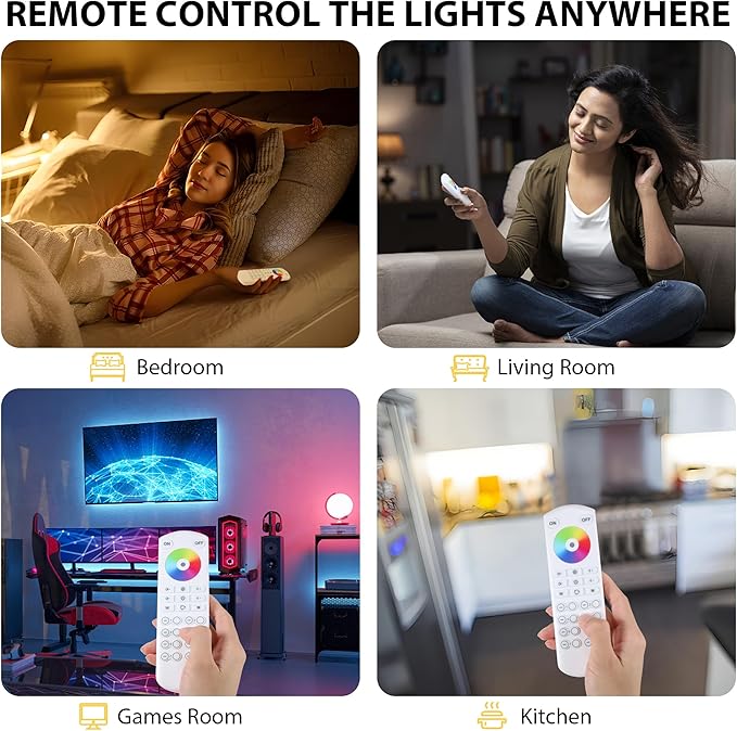 XXK RC05RF RF Remoter, 8-Zone 2.4G Handheld Remote Control Work - Image 4