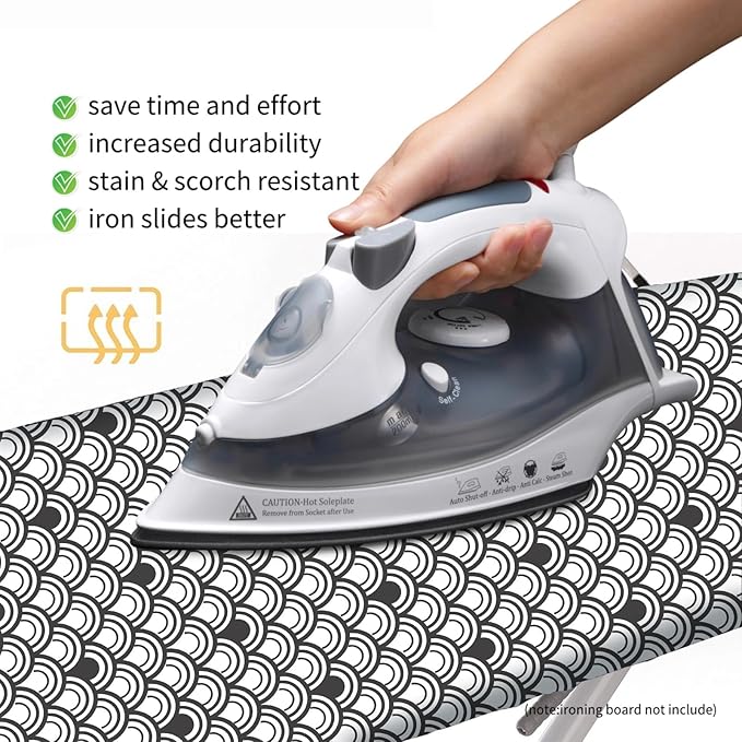 Bumkimue Ironing Board Cover and Pad, Standard Size 15x54 Inches, Heavy Duty - Image 3