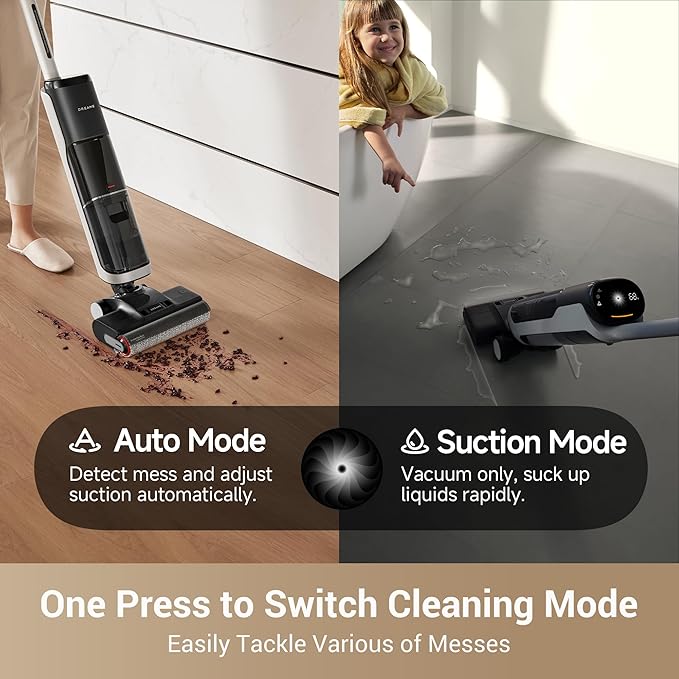 dreame H14 Cordless Vacuum Mop, 180° Lie-Flat Wet Dry Vacuum cleaner, 140°F - Image 6