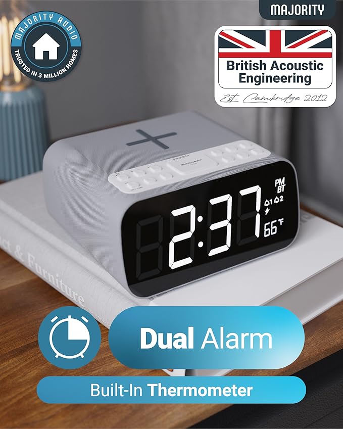 Majority Bluetooth Alarm Clocks - Image 5