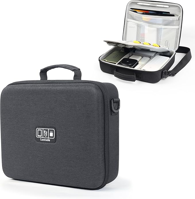Luxtude Electronics Organizer Travel Case, Hard Case by Luxtude