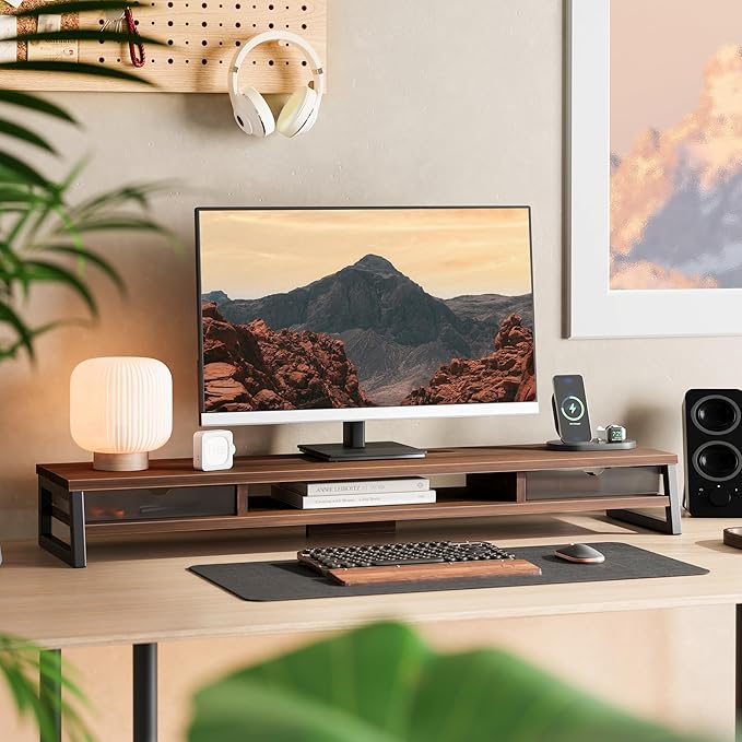 Fenge Dual Monitor Stand, Monitor Riser - Image 2
