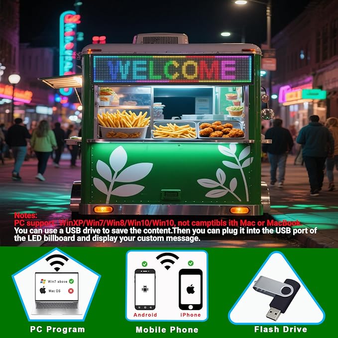 P10 Srolling LED Sign Programmable Outdoor IP65 Waterproof Led Signs, WiFi - Image 4