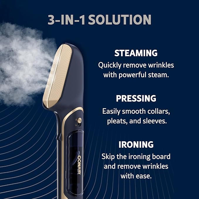 Conair SteamStylist 3-in-1 Steam, Press and Iron Steamer - Image 2