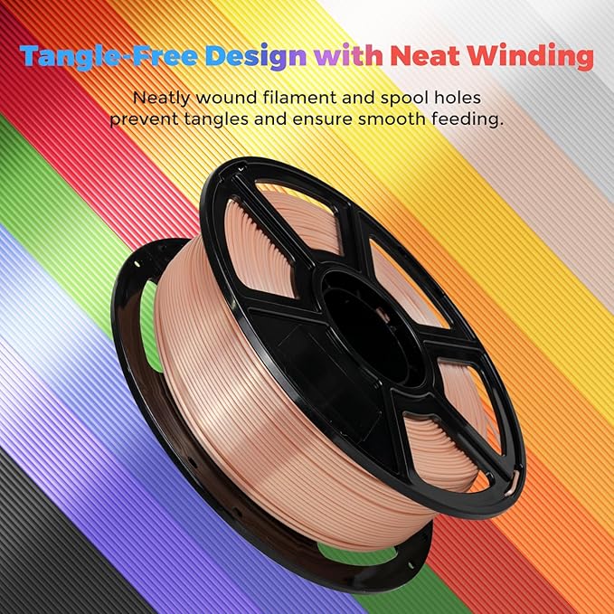 Flashforge 3D Printer Filament Silk PLA 1.75mm 1kg Spool-Dimensional Accuracy - Image 6