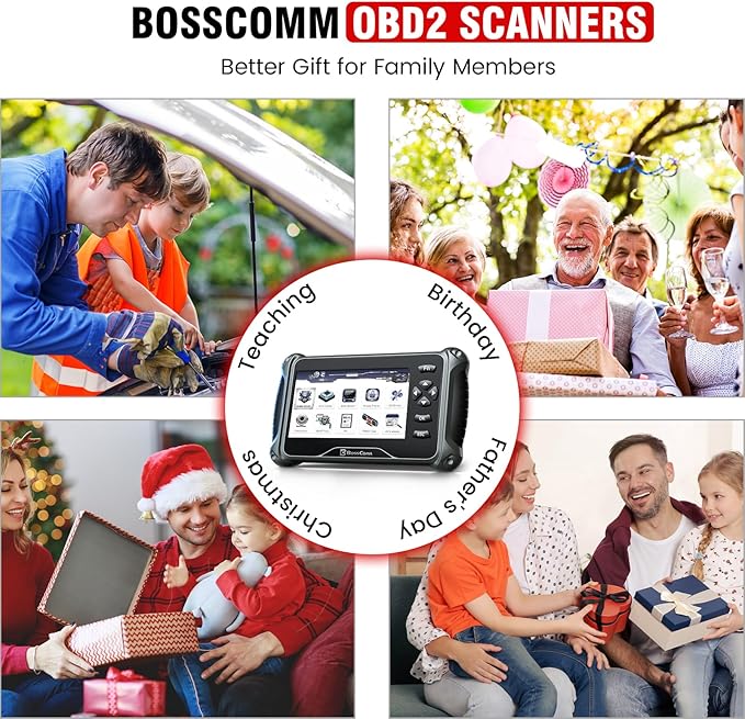 2026 BOSSCOMM IF742 OBD2 Scanner, ABS/SRS/Transmission/Check Engine Code Reader - Image 8