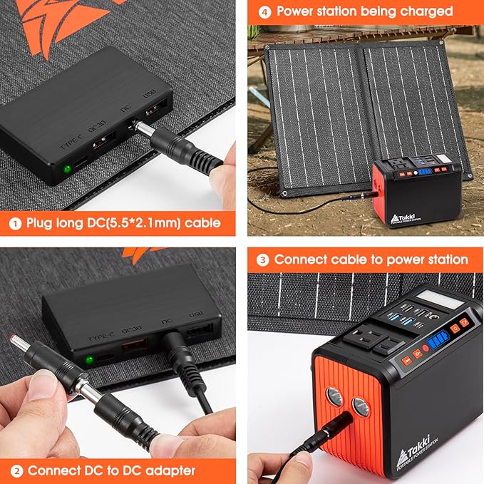 Takki 111Wh Portable Solar Generator Power Station - Image 5