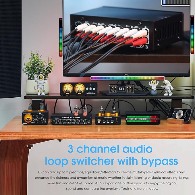 Douk Audio L3 RCA Audio Switch 1 in 3 Out & 3 in 1 Out, 3 Channel Switcher - Image 2