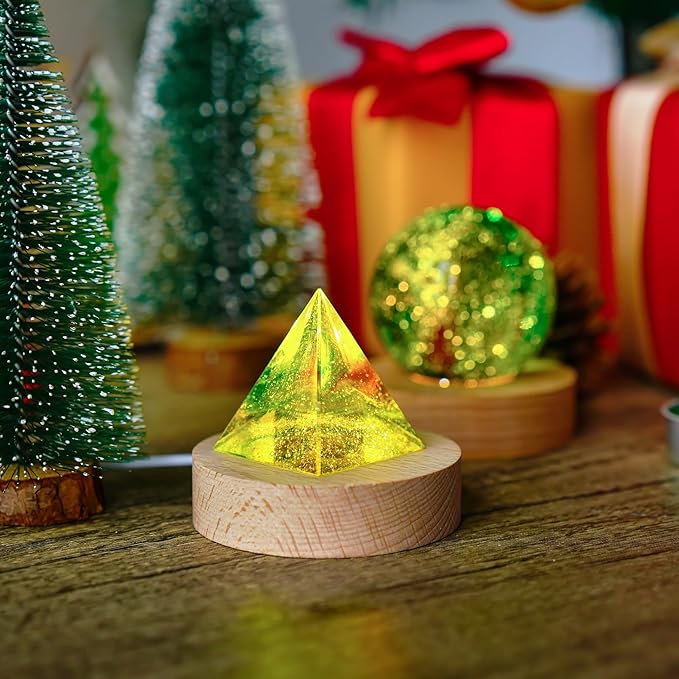 ZEERSHEE 2Pcs Led Wood Display Stand - Image 6