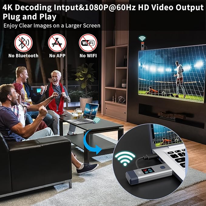 Wireless HDMI Transmitter and Receiver 328ft/100m - Image 3