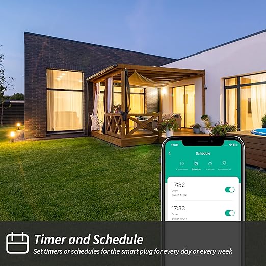 Minoston Outdoor Outlet, WiFi Smart Plug in Energy Monitoring, 2.4Ghz Wi-Fi - Image 7