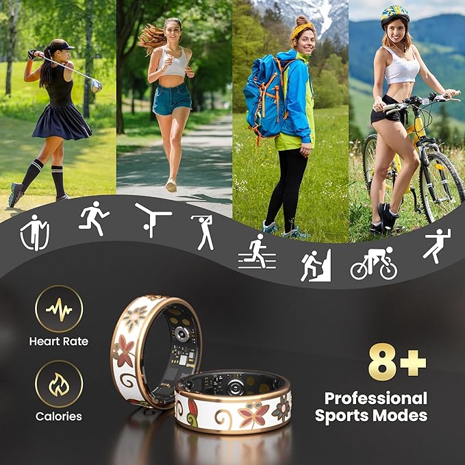 Enamel Craft Smart Ring for Women & Men - Image 3