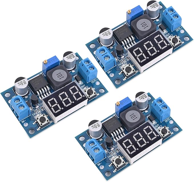 Seloky LM2596 Adjustable DC-DC Step-Down Buck Converter Module by Seloky