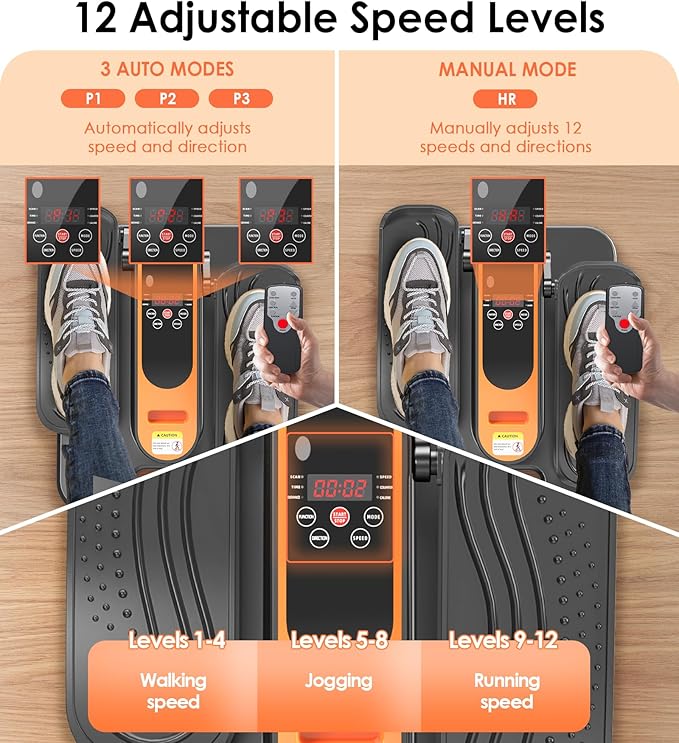 2025 New Under Desk Elliptical Machine, Portable Seated Pedal Exercise Machine - Image 6