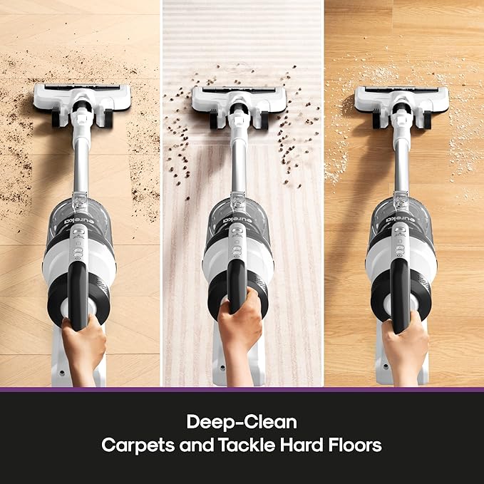 Eureka Cordless Vacuum Cleaner, Anti-Tangle Brushroll, Rechargeable Stick Vacuum - Image 5