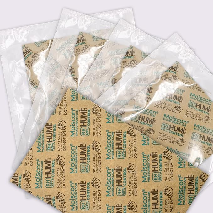 Wisesorb 60 Gram 5 Pack 69% Two-Way Humidity Control Packs, Size 60 - Image 8