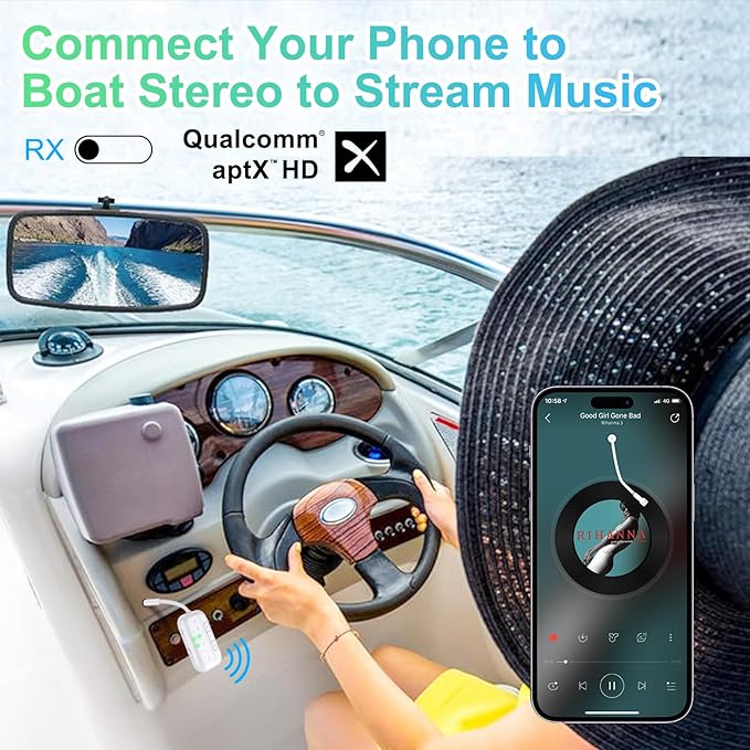 2026 Upgraded Pro Bluetooth 5.4 Transmitter Receiver, 2-in-1 Airplane Wireless - Image 7