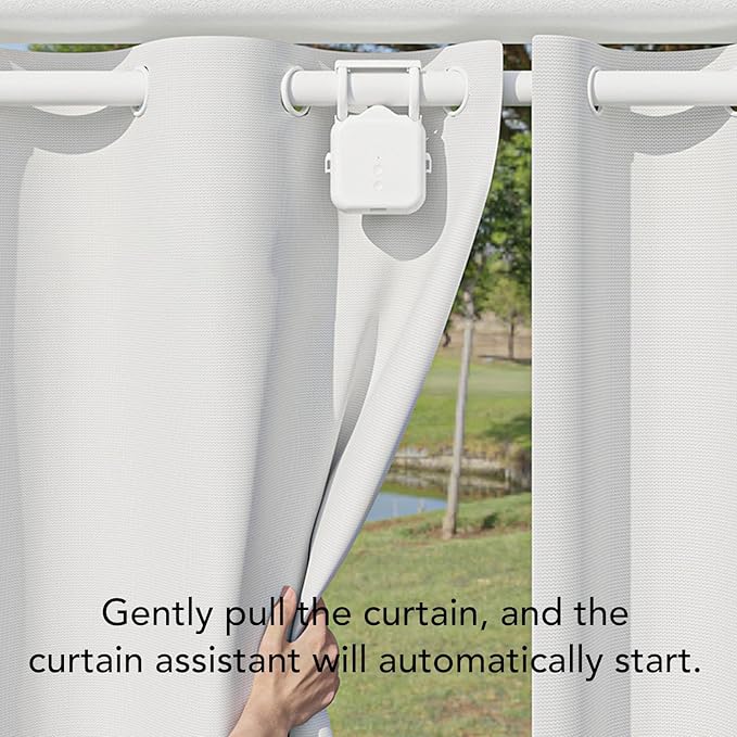 ciciglow Automatic Curtain Opener, Solar Powered Curtain Robot Motor - Image 4