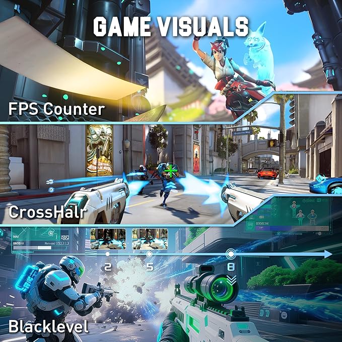 SANSUI Gaming Monitor 27" 1440P 200Hz 180Hz WQHD 2560×1440-AMD FreeSync 1ms - Image 8